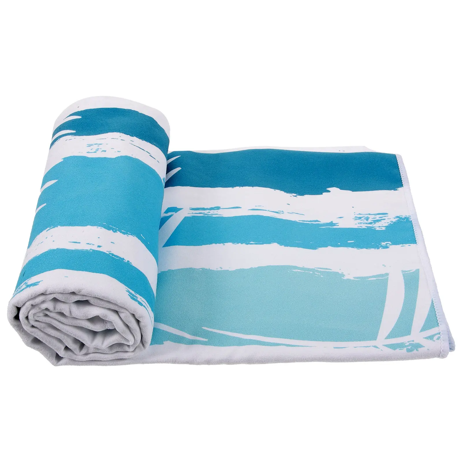 Printed Quick-Drying Polyester Beach Towel Multi-Use for Beach Pool Travel Large Comfortable Absorbent Bath Blanket