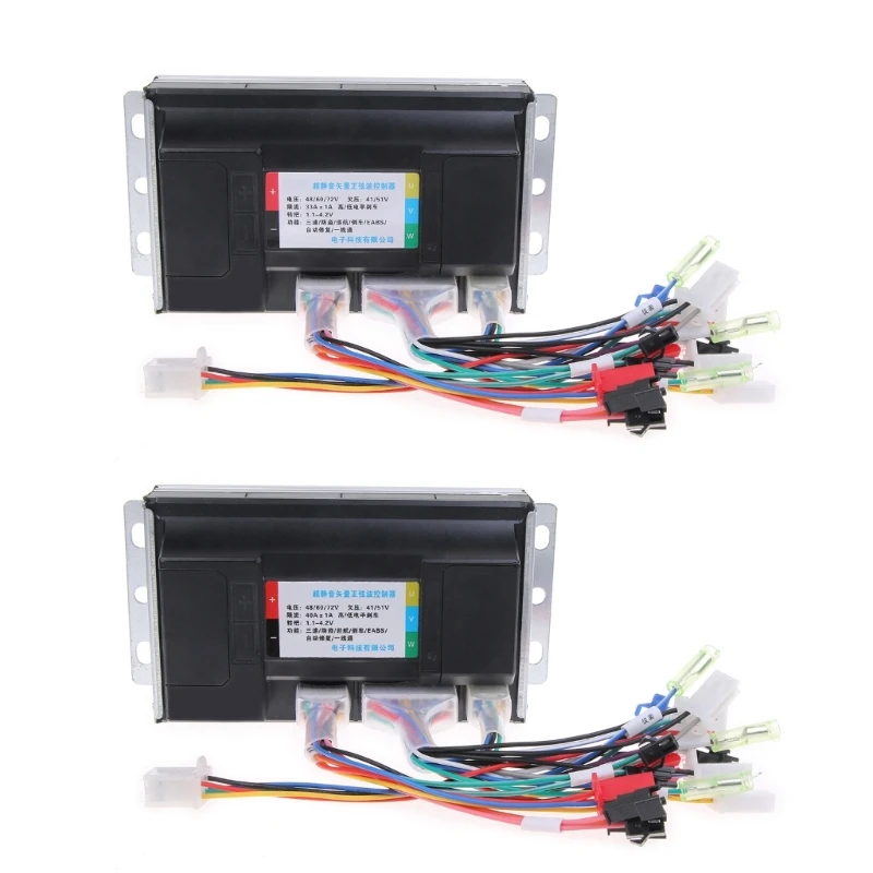 

2024 New E-bike Brushless Controller Motor Speed Controller Brushless Motor Regulator Controller Compact-size 33A/40A Durable