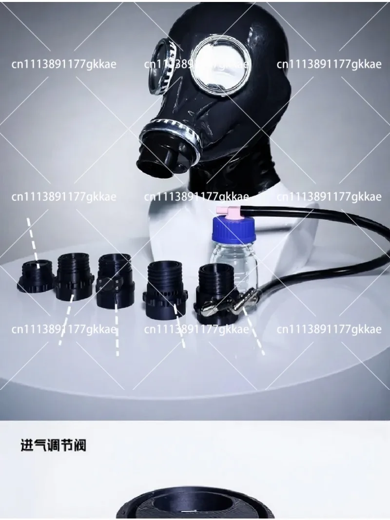 Gas Mask Accessories Negative Pressure Breathing Control Air Guide Bottle Micro Control Valve Universal