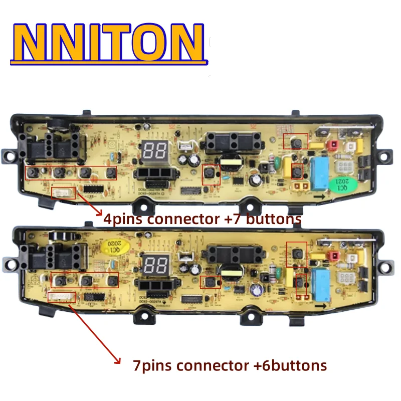 WA80G5F غسالة لوحة تحكم الكمبيوتر DC61-02247A DC92-00510A أجزاء اللوحة الأم لغسالة PCB
