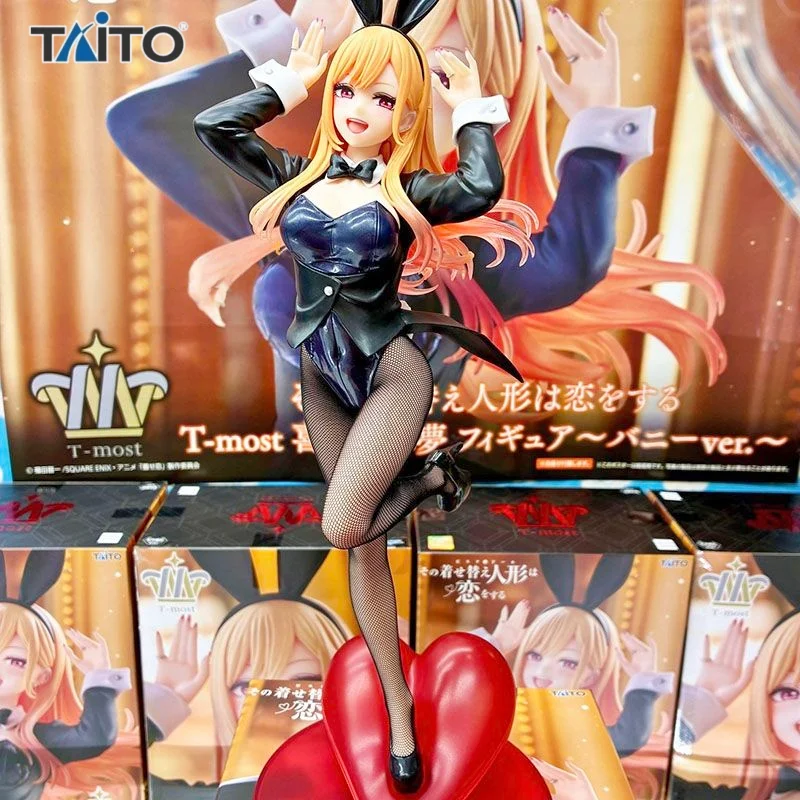 NEW Genuine TAITO T-most My Dress-Up Darling Cute Kitagawa Marin Bunny Girl Prize Figure 32cm Anime Collectible Ornament Display