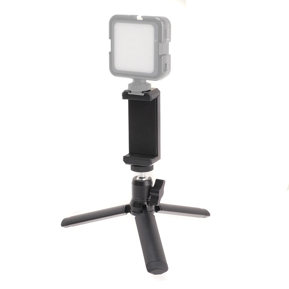 Tripod Support Bracket SLR Camera Bracket Mini Desktop Photography Tripod Base Adapter Monopod Aluminum Alloy Bracket For Light