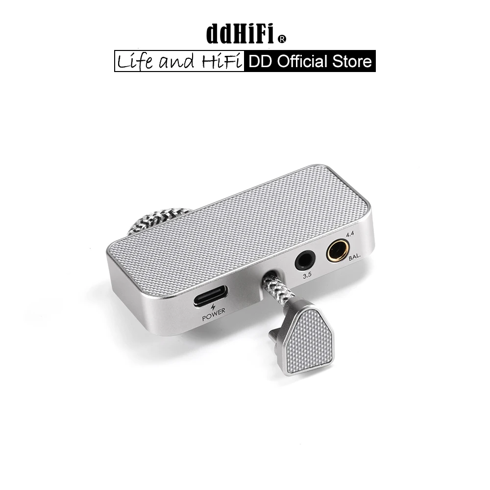 DD ddHiFi TC44Grip Hi-Res DAC/AMP | Dual CS43198 and SGM8262-2 | 32bit/768kHz & DSD256 | 60W PD Fast Charging | 3.5mm/4.4mm Bal.