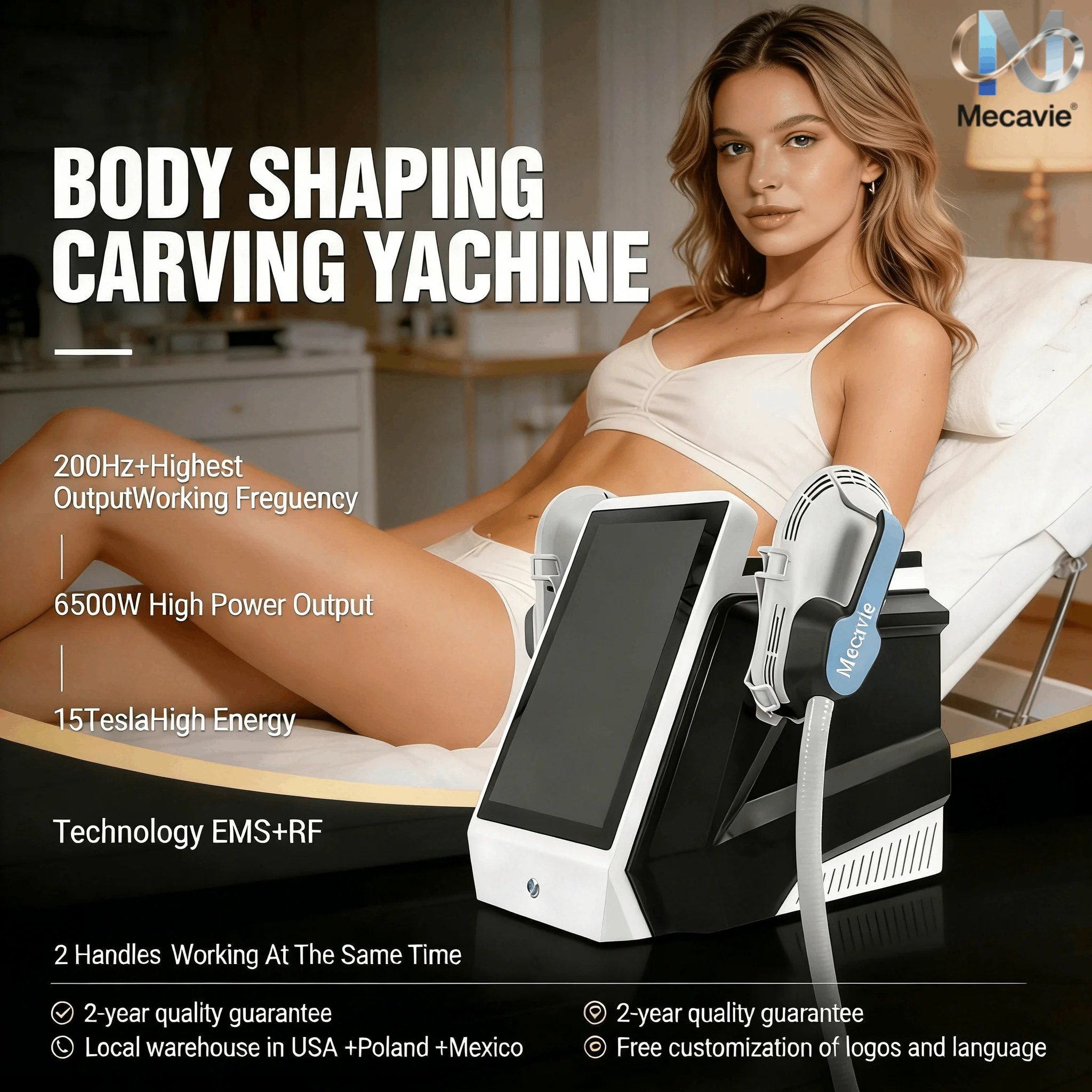 EMS PRO Ultra Therapy 6500W Hiemt Lose Weight EM Body Slim Muscle Stimulation Professional EMS NEO Machine