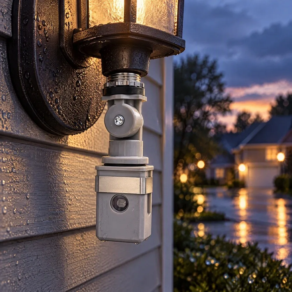 For Outdoor Light Sensor LP 408C 120-277VAC Dusk Dawn Switch with 3-10s Delay Function for Stable Night Operation