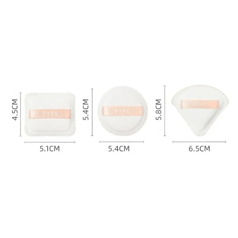 3pcs/set Face Makeup Sponge Wet Dual Use Set Makeup Tools Powder Puff Air Cushion Foundation Puff Soft Cute Beauty Cosmetics