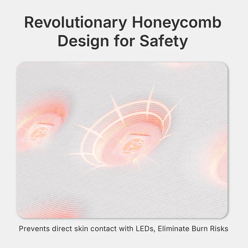 جديد 792 قطعة جهاز التجميل LED الأحمر الأشعة تحت الحمراء حزام العلاج الجسم يمكن ارتداؤها التفاف وسادة كبيرة للوجه والجسم عضلات الكتف المشتركة #5