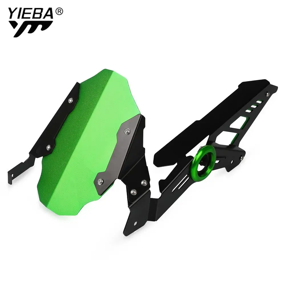 Motorcycle CNC Mudguard Chain Guard Cover Rear Fender For Kawasaki Ninja400 Ninja250 Ninja 400 250 2017 2018 2019 2020 2021 2022