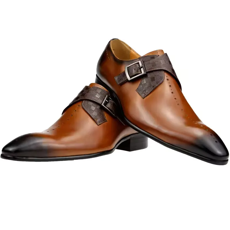 

Formal Genuine Leather Men's Leather Shoes Business Wedding Shoes Party Office
