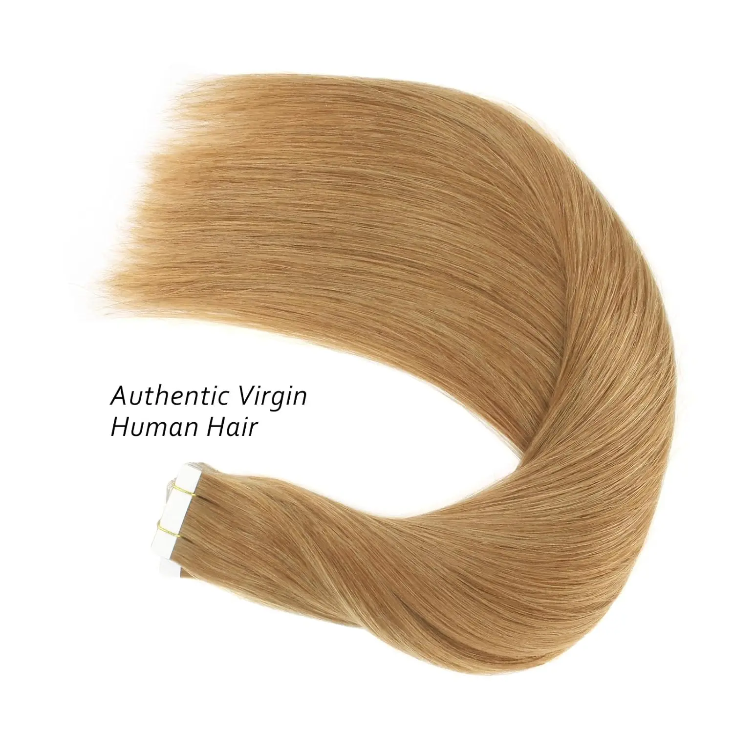 Alimice Caramel Honey #27 color In Hair Extensions 50g Remy Straight Human Hair Extensions For Women 20 Pcs