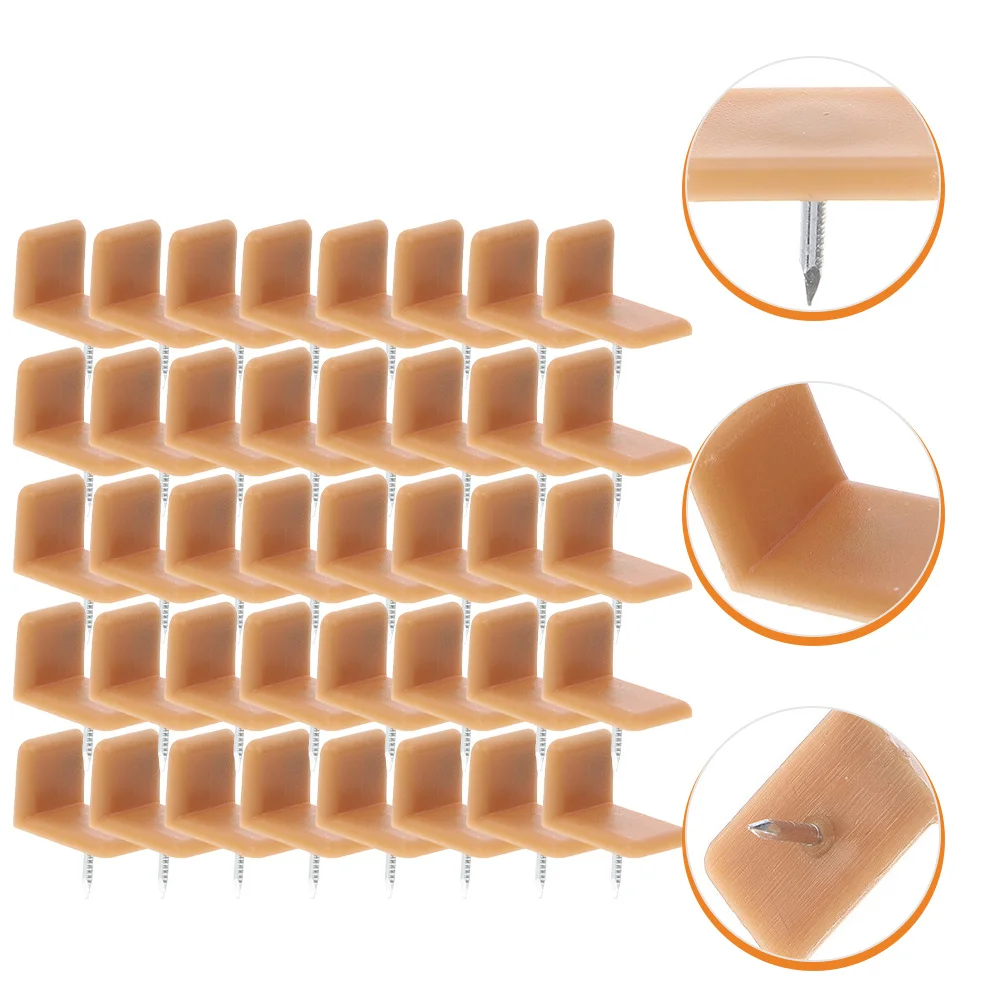 

40pcs Drawer Guides Plastic Furniture Moving Pads Smooth Slide Repair Kit Wardrobe Drawer Slides Furniture Leg Pads Hardwood