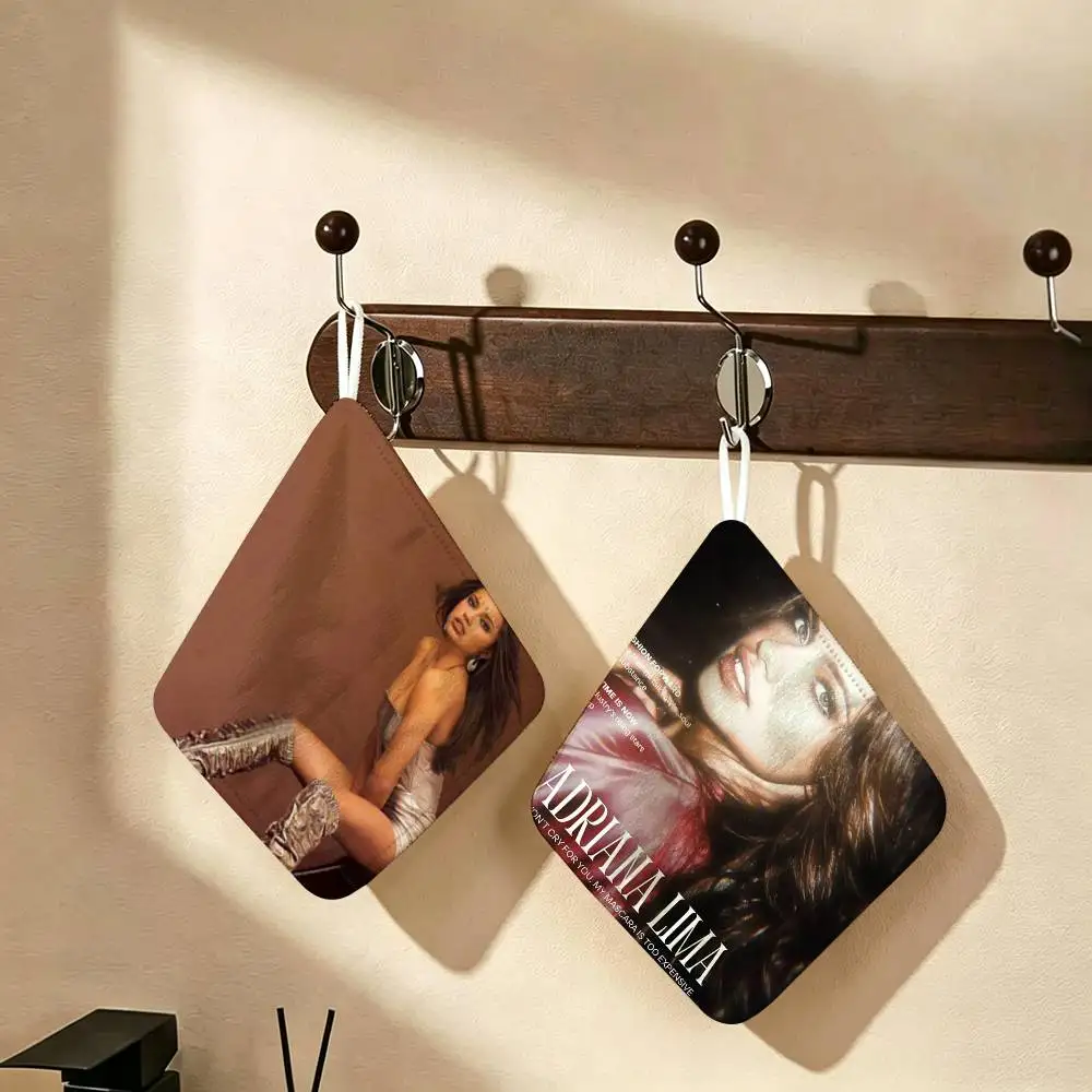 Supermodels Adriana Secret Lima Polyester Cotton Hand Wiping Towel with Hanging Loop, Lightweight for Home and Commercial Use