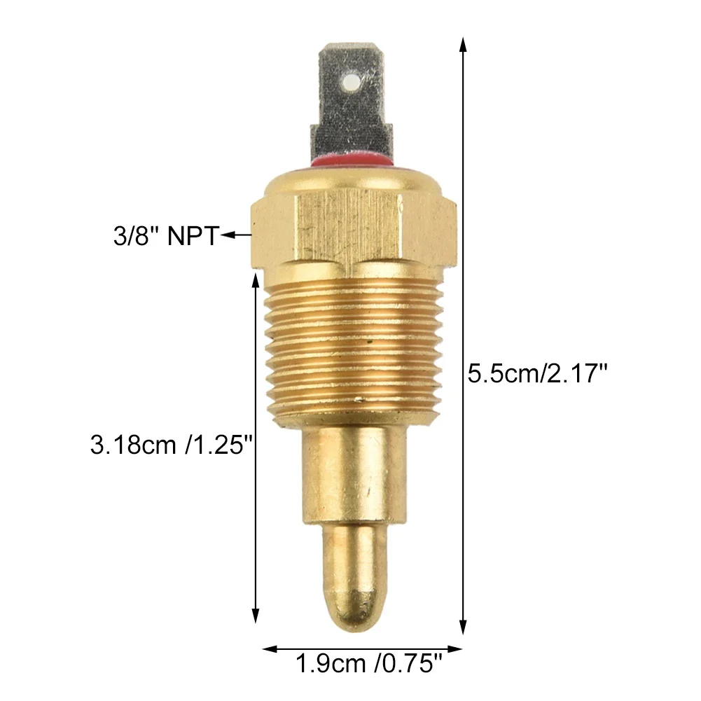 Electric Cooling Fan Temperature Sensor Switch, Precisely Controls Fan Activation and Deactivation, Easy to Install