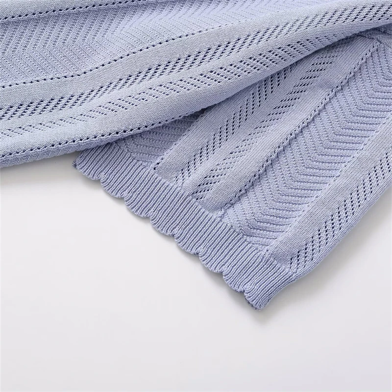 KEYANKETIAN صيف جديد المرأة طوق قصيرة الأكمام جوفاء قميص بولو واحدة الصدر سترة مشغولة من الصوف المرأة تي شيرت #5