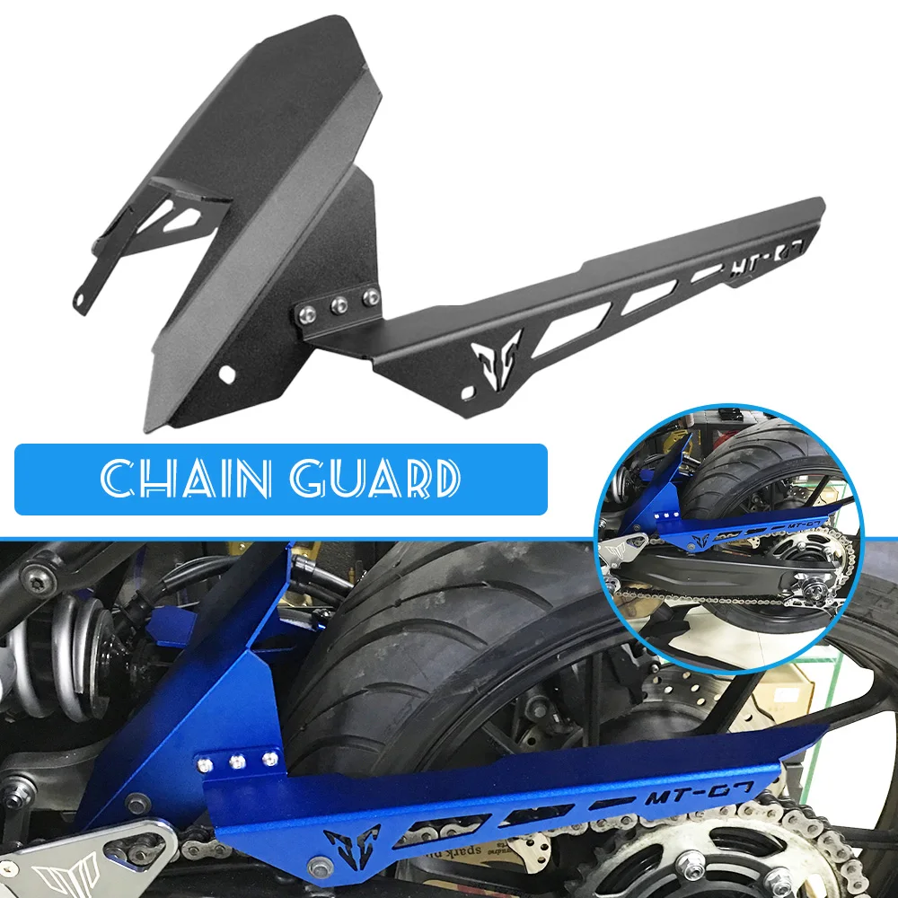 

Motorcycle Accessories Rear Wheel Drive Chain Guard Cover Protection For Yamaha MT-07 FZ-07 2013-2023 XSR700 Tracer 7 Tracer700