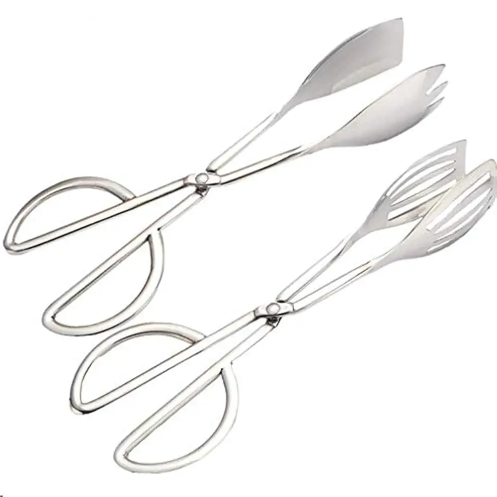 

Stainl Steel Buffet Tongs - Set Of 2, 10.3'