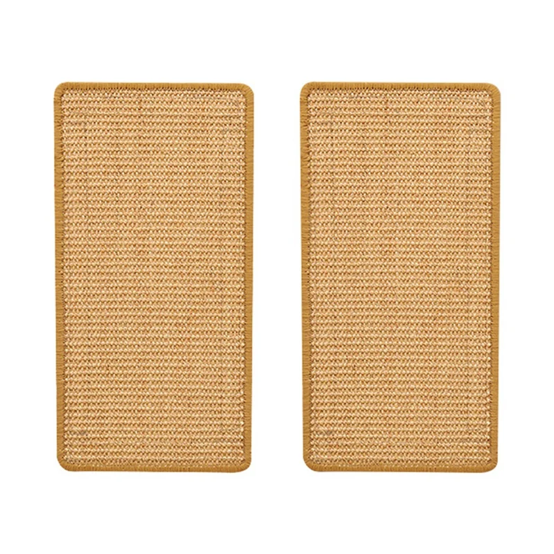 2-Part Sisal Cat Scratch Mat Cat Scratch Mat For Cats With Adhesive Tape Cat Scratch Mat 50 X 25 Cm