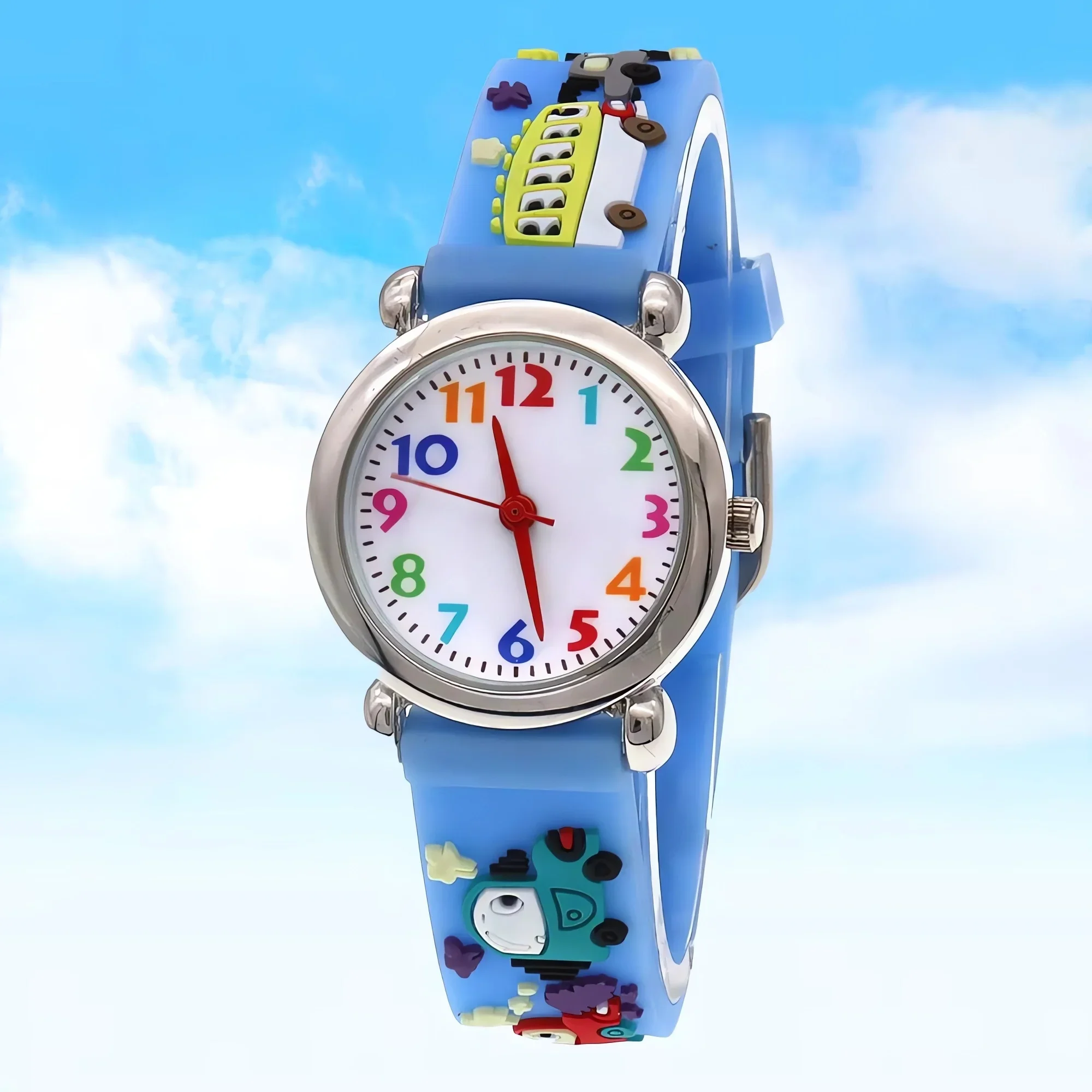 Kids Digital Quartz Watch Boys Girls Silicone Strap Wristwatch Children's Timepiece Gifts for Boys And Girls