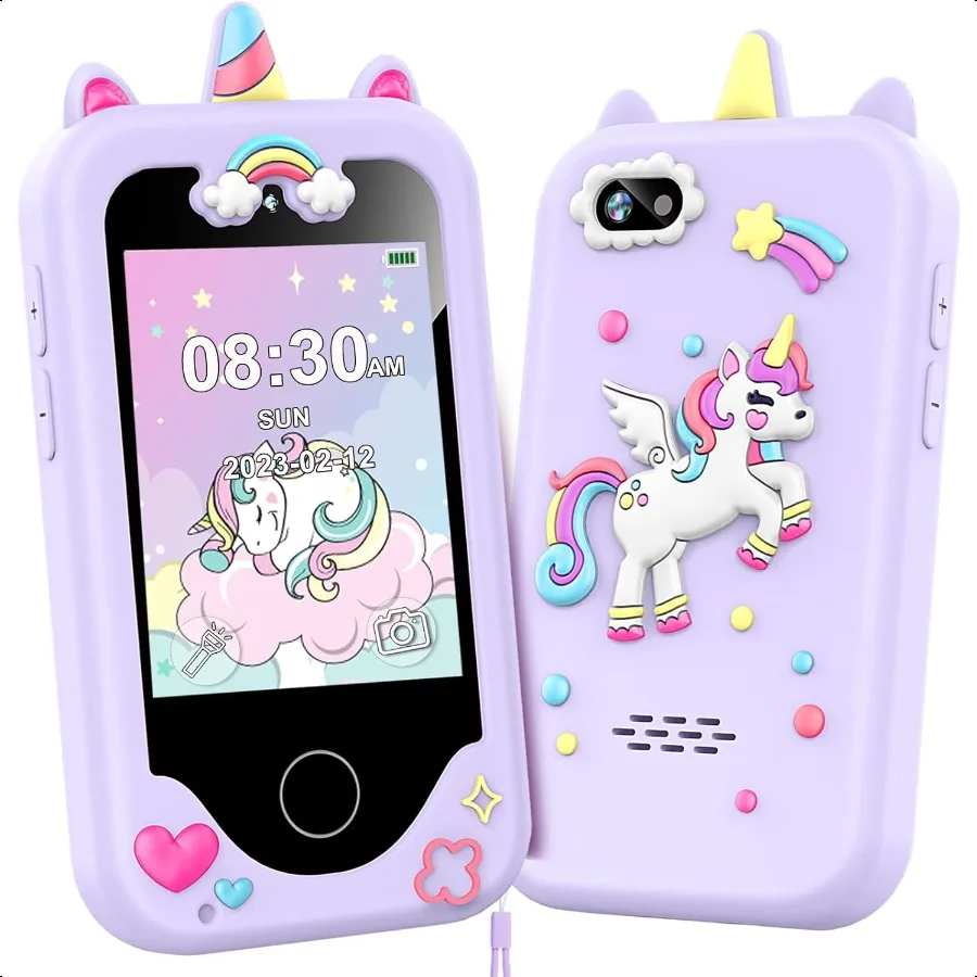 

Smart Phone for Girls Christmas Birthday Gifts for Girls Age 310 Toys Cell Phone 2.8 Touchscreen Toddler Learning Play Toy Phon
