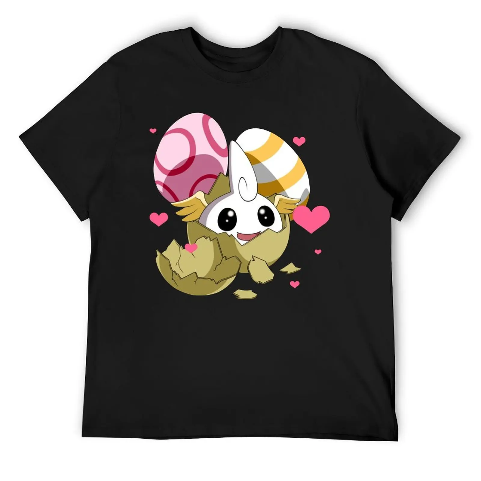 Lovely Chibi Puttimon Mini Angel Digimon Classic Round Neck T-shirt Motion Tees Hot Sale Humor Graphic Travel USA Size