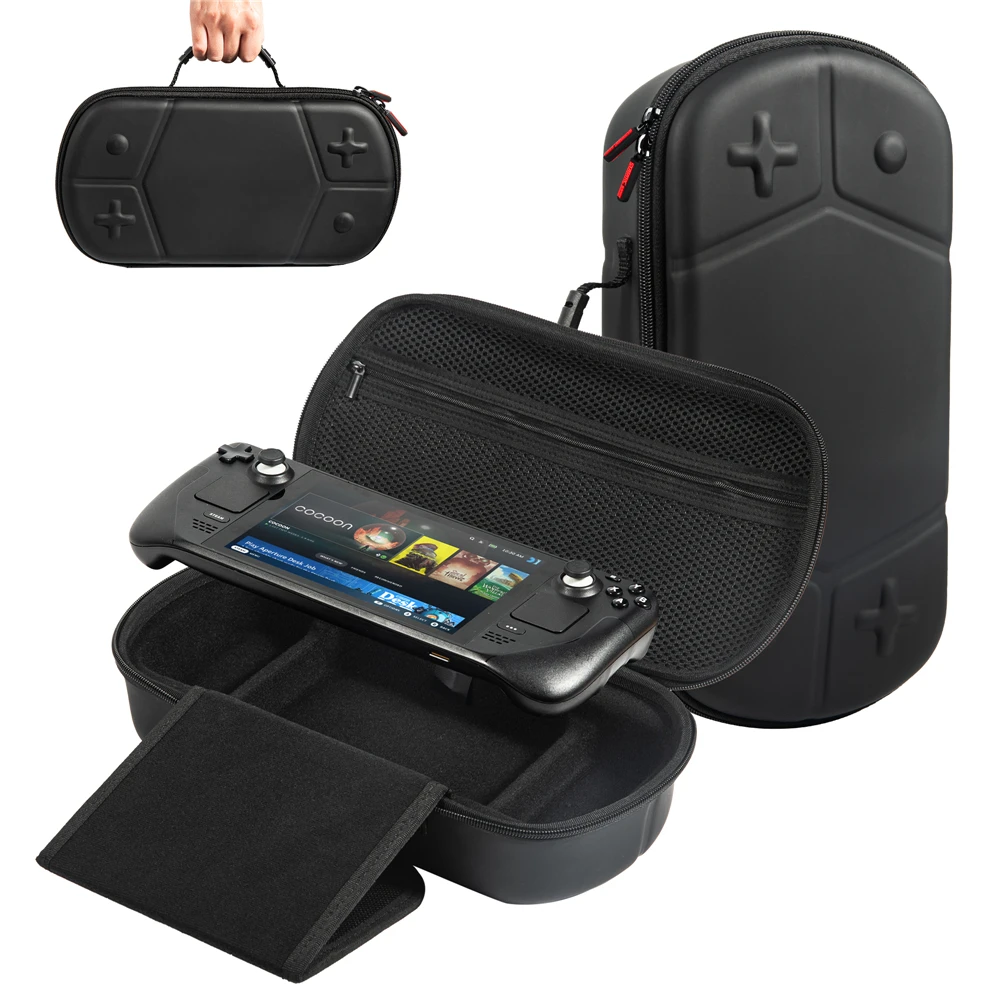 

for Rog Ally X Portable Travel Bag for ROG Ally for Steam Deck for PS Portal Carrying Case for Switch Accessories Black