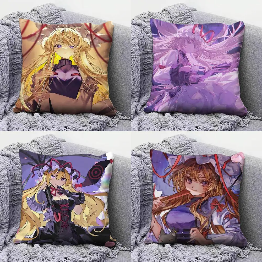 

Yakumo Yukari Touhou Project Pillow Covers, Home Sofa Cushion Covers and Aecorative Custom