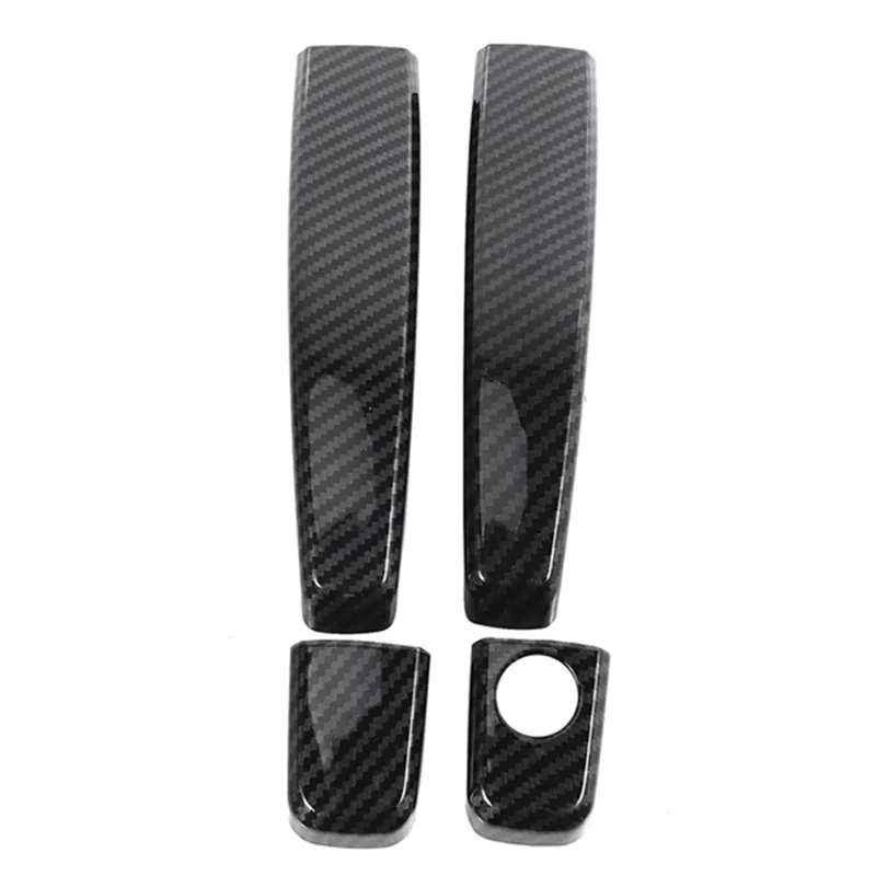 

A51K-Car Carbon Fiber Door Handle Cover Trim For Opel Tigra B 2004-2009 Car Stickers