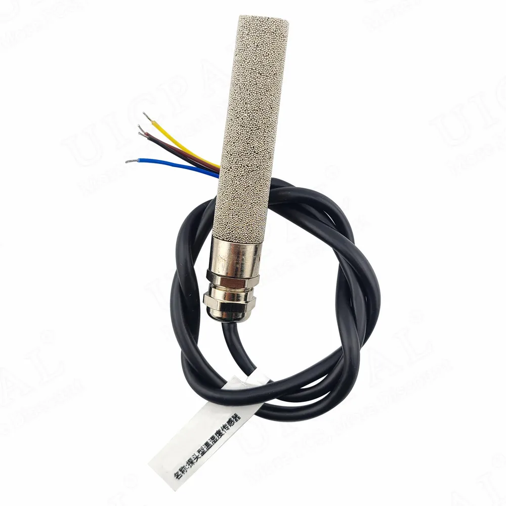SHT30 Temperature and Humidity Sensor Probe RS485 Modbus RTU Output High Precision Metal Probe 50CM Cable