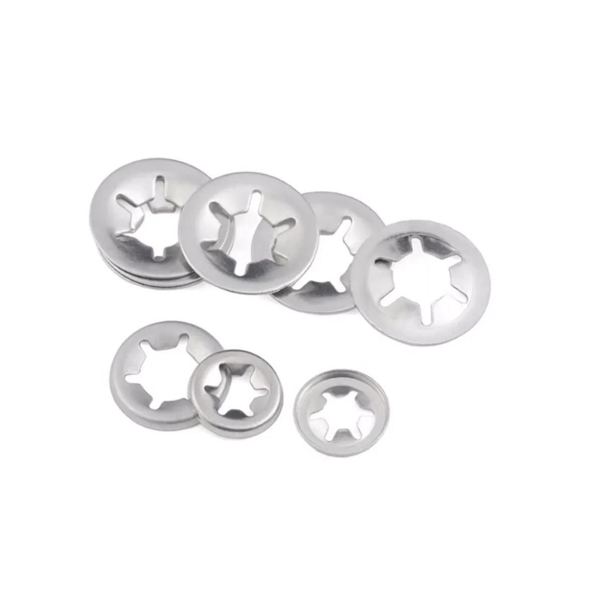 304 Stainless Steel Bearing Clamp Retaining Ring