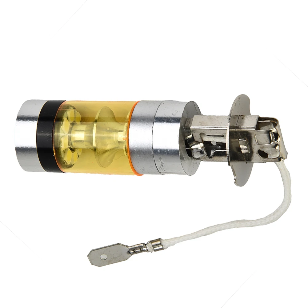 

Accessories LED Lights 2× 360° 4300K H3 Replacement 100W Super Bright Taillight 2 Piece 2828SMD Aluminum Alloy