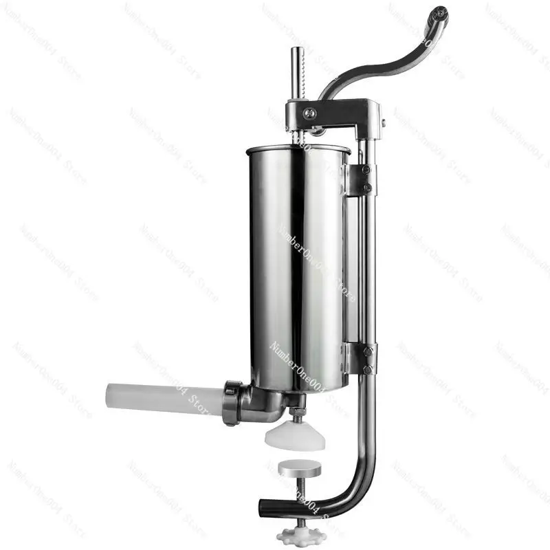 Stainless Steel Vertical Sausage Stuffer Manual sausage making machine 4L Commercial Sausage filler 1PC