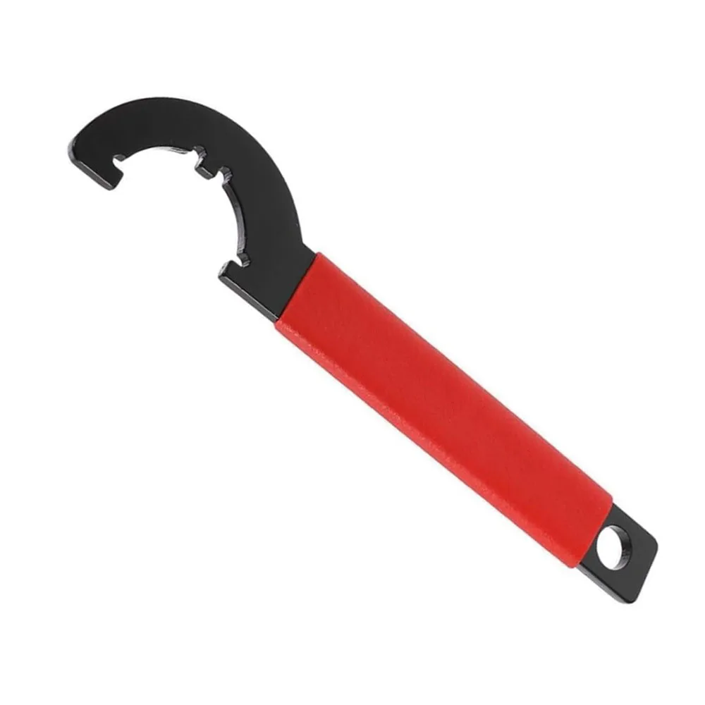 Anti Slip Handle Spanner Wrench Tool, Outer Diameter 1 1/4 Inches For Floor Pipes Fitting, Cars Walnut