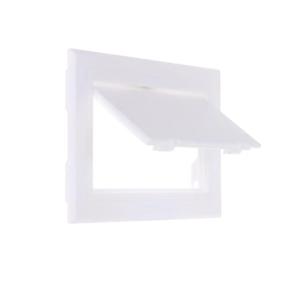 Door Latch White Access Panel Door Plastic Removable Inspection Hole ABS Access Hatch Cover Doors Wall Ceiling