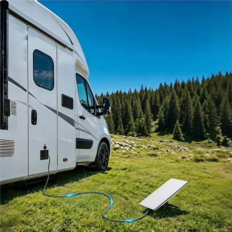 For Starlink Mini Panel Mount Socket Wall Pass Through Kit For RV, Boat, Van, Battery Box