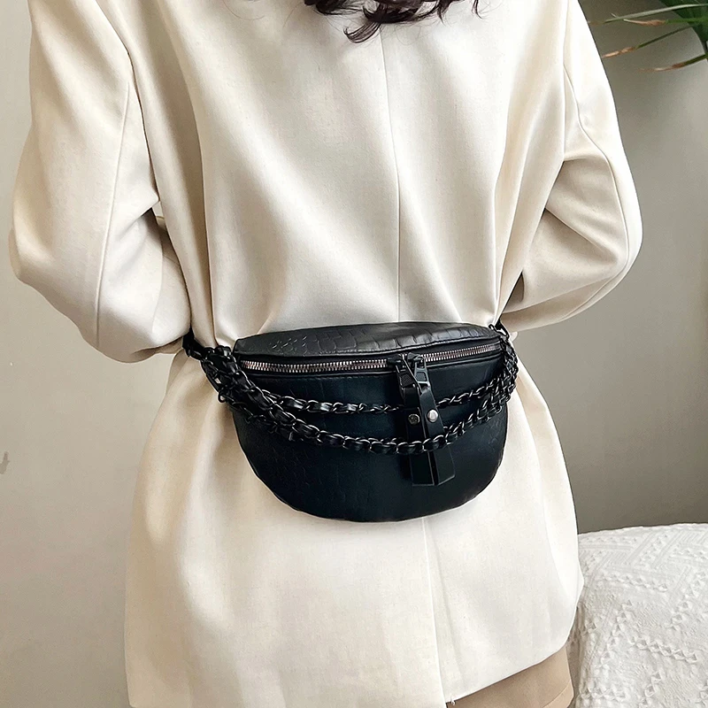 fashion Brand Women Crossbody Chest Bag soft Leather Waist Bag Luxury ladies Shoulder Bags Phone Packs Designer Chest Pack Purse