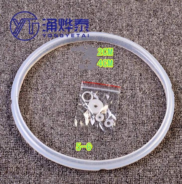 

Free shipping Universal electric pressure cooker silicone rubber sealing ring High quality 22Cm 5L-6 liters applicable