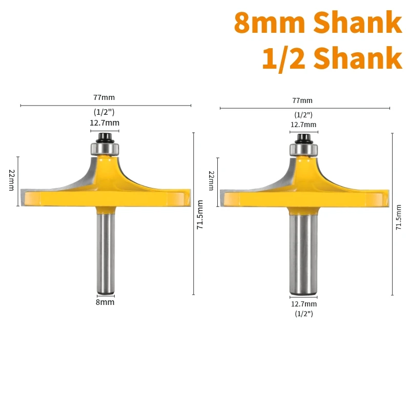 YUSUN 1PC Table EDGE Bit Router Bit Woodworking Milling Cutter For Wood Bit Wood Cutters Face Mill End Mill