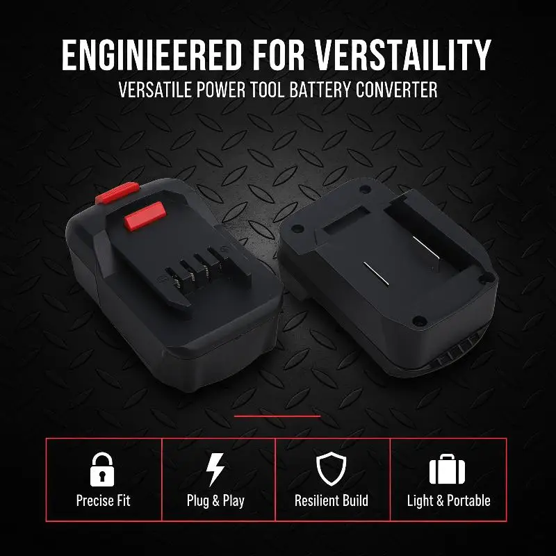 18V to Lidl Parkside X20V Battery Adapter 1Pcs Universal Compatible Converter for Hobbyist DIY Power Tool Projects