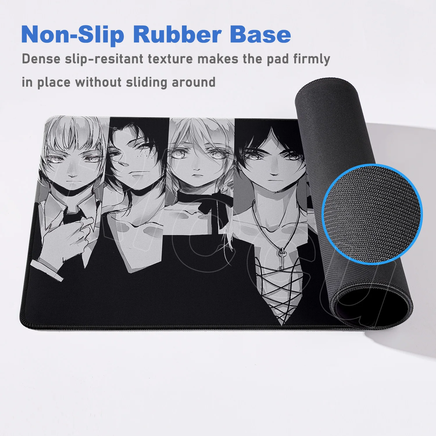 جديد HD الطباعة هجوم على تيتان أنيمي مكتب حصيرة كبيرة قفل حافة ماوس الوسادة الكمبيوتر ماوس الألعاب الكمبيوتر المحمول لوحة المفاتيح الماوس الحصير البساط #5