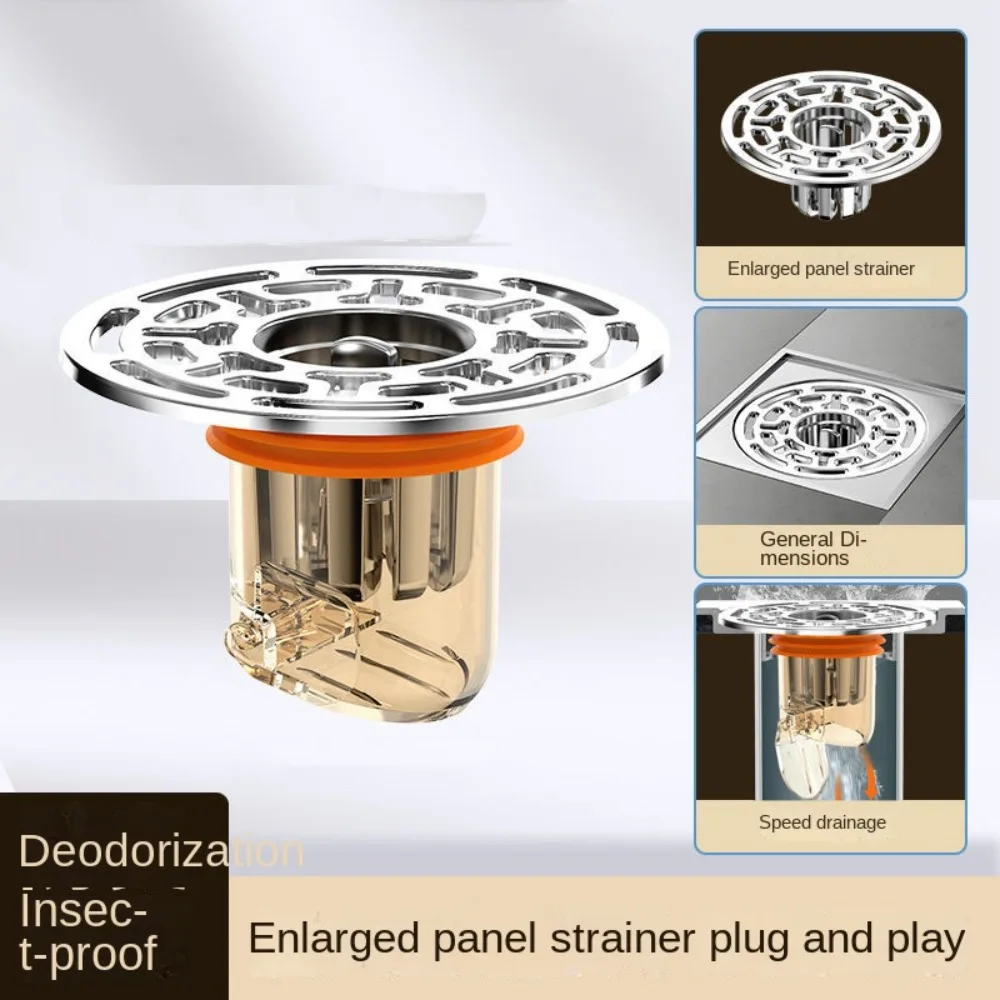 Anti Odor Floor Drain Core Removable Seal Stopper Basin Drain Filter Insect Prevention Shower Drainer