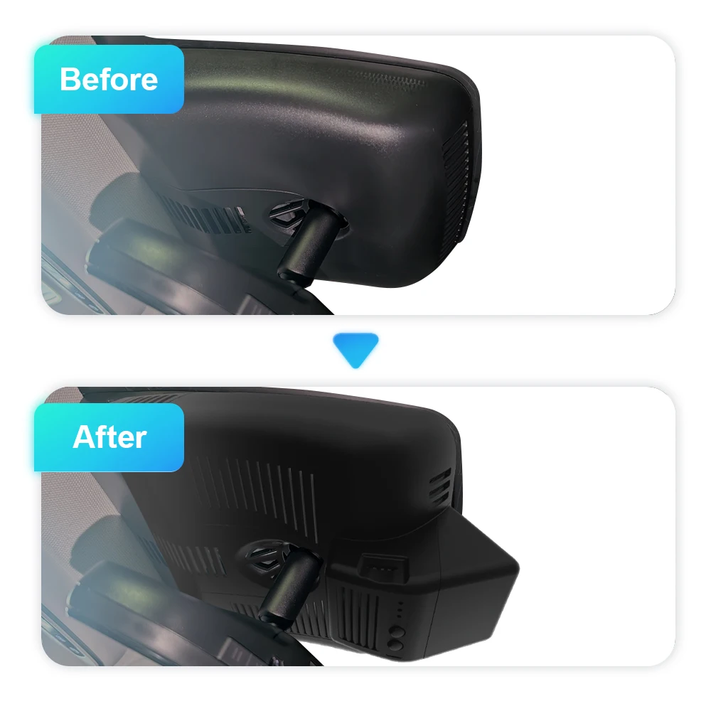 كاميرا ARB 4K UHD Dash لسيارة GMC Acadia 2024-2025، لسيارة شيفروليه تشيفي ترافيرس 2024 - 2026، OEM Style 2160P Car DVR مع تطبيق WIFI #3