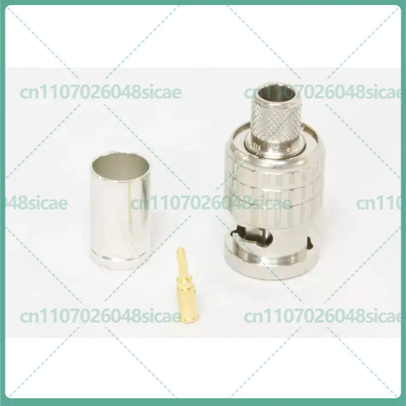 1-5pcs for CANARE BP-C5FA Crimp BNC Q9 Connector Compatible with L-5DFB Coaxial Cable RF Video Wire