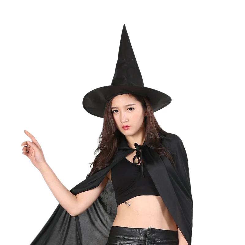 Halloween Decoration Witch Hat Cosplay Halloween for Kids Party Decor Supplies Outdoor Tree Hanging Ornament Party Props