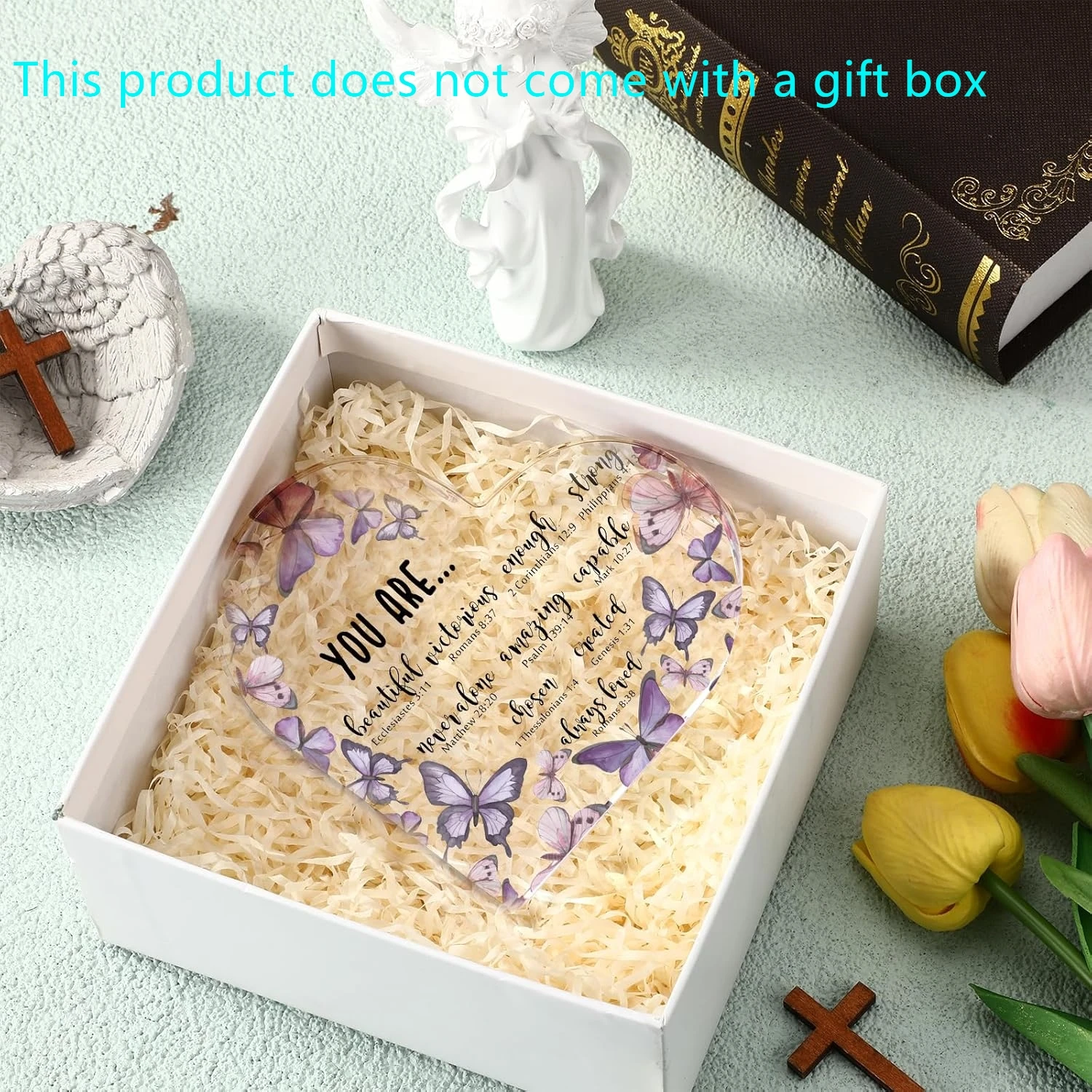 Christian Gifts for Women Inspirational Gifts Bible Scriptures Prayer Religious Gifts Christian Office Desk Decoration