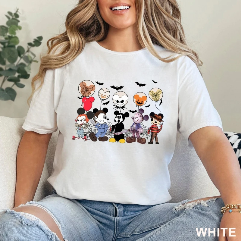 Potdemiel Colors Camicia da crociera Disney vintage di Topolino e gli amici, vacanze vintage di crociera in famiglia Disney 2025
