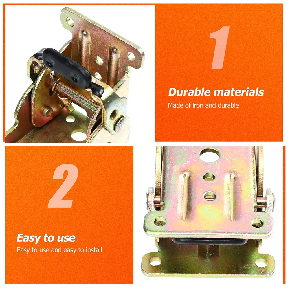 

4Pcs Durable Steel Folding Table Leg Hinge Locking Foldable Brackets for Chair Bed Kitchen Use Locking Hinge Folding Brackets