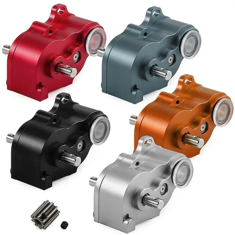 Rc Crawler LCG Metal Gearbox Transmission With Steel Gear for 1/10 SCX10 Upgrade Parts