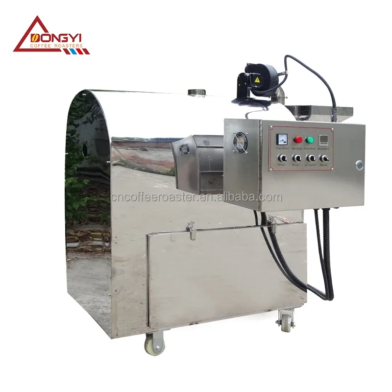 Automatic 50kg 100kg 150kg Sunflower Seeds Peanut Roasting Machine/Lowest Price Cashew Nuts Roaster Machinery