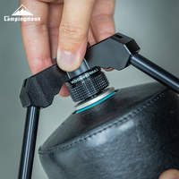 CAMPINGMOON Z03 BKZ03 Aluminum Alloy Camping Stove Heightening Joint Flat Gas Tank Adapter for High Mountain Cooking