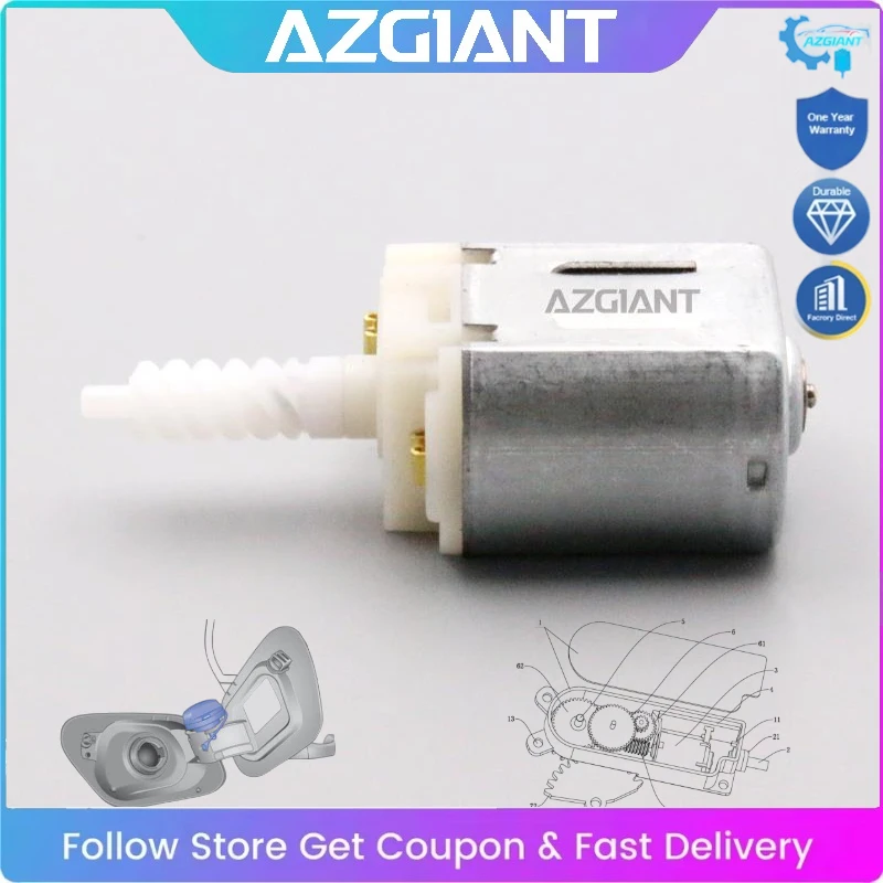 

AZGIANT Car Oil Tank Door Latch Fuel Flap Cap for Infiniti QX70 QX80 FX35 FX37 FX45 FX50 Replace DC 12V High Quality Durable